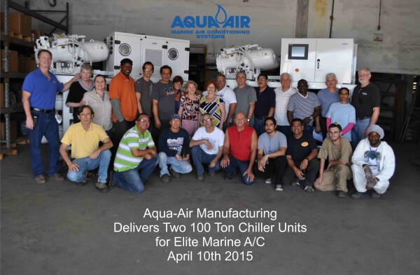 OM100P2VGEK 100 Ton Chiller Unit by Aqua-Air